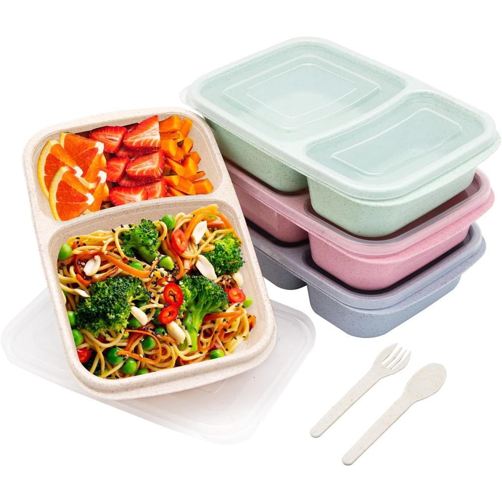 Food Storage Safe - Paquete de 4 Loncheras Bento, Recipientes