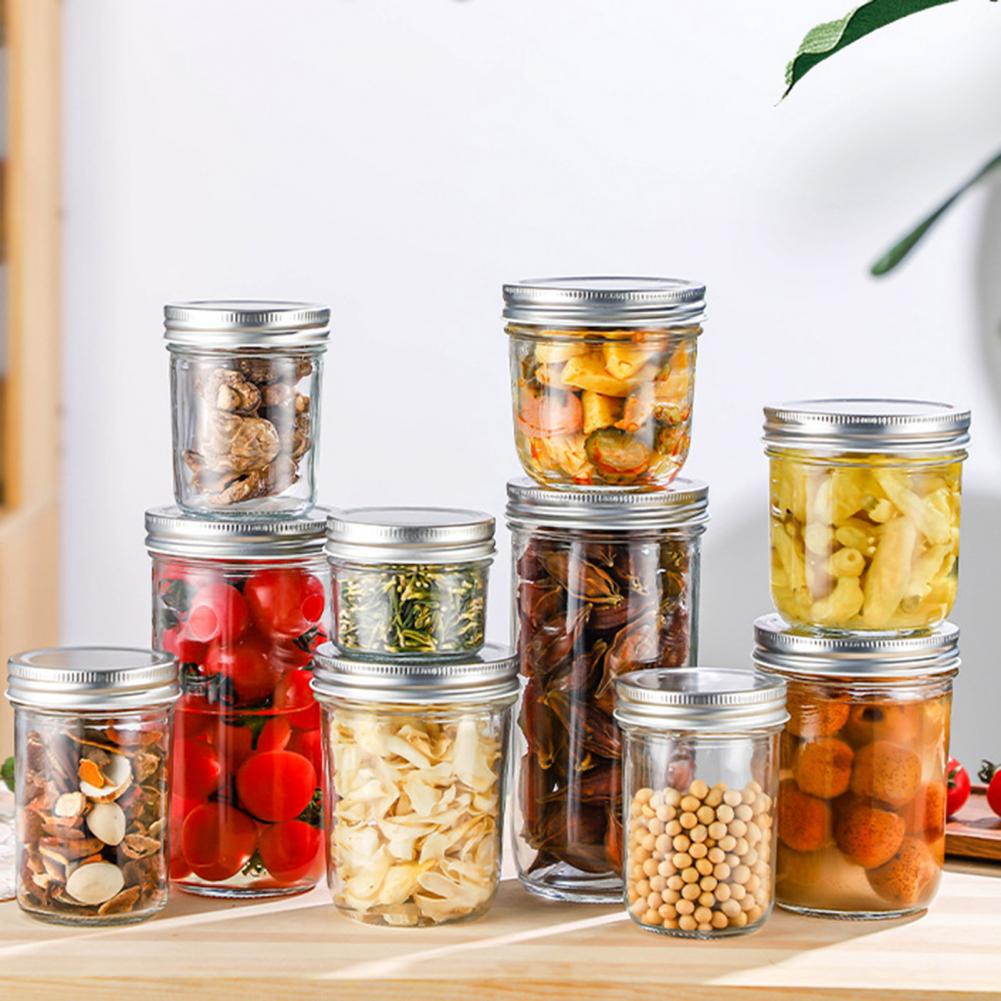 Airtight Cereal Jar - Tarro sellado de vidrio de 300/400/500/650ML