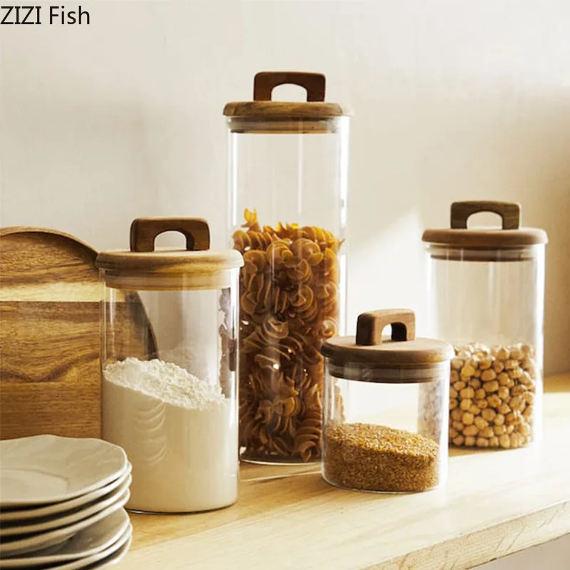Food Storage Lidl - Tarro de Almacenamiento de Vidrio con