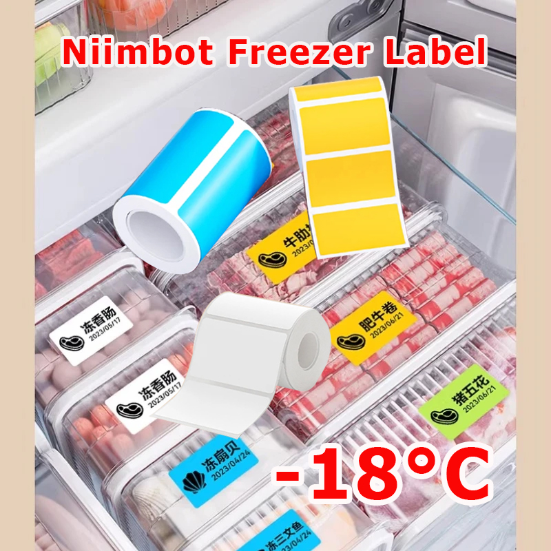 Food Storage Labels - Papel para Etiquetas de Congelador NIIMBOT