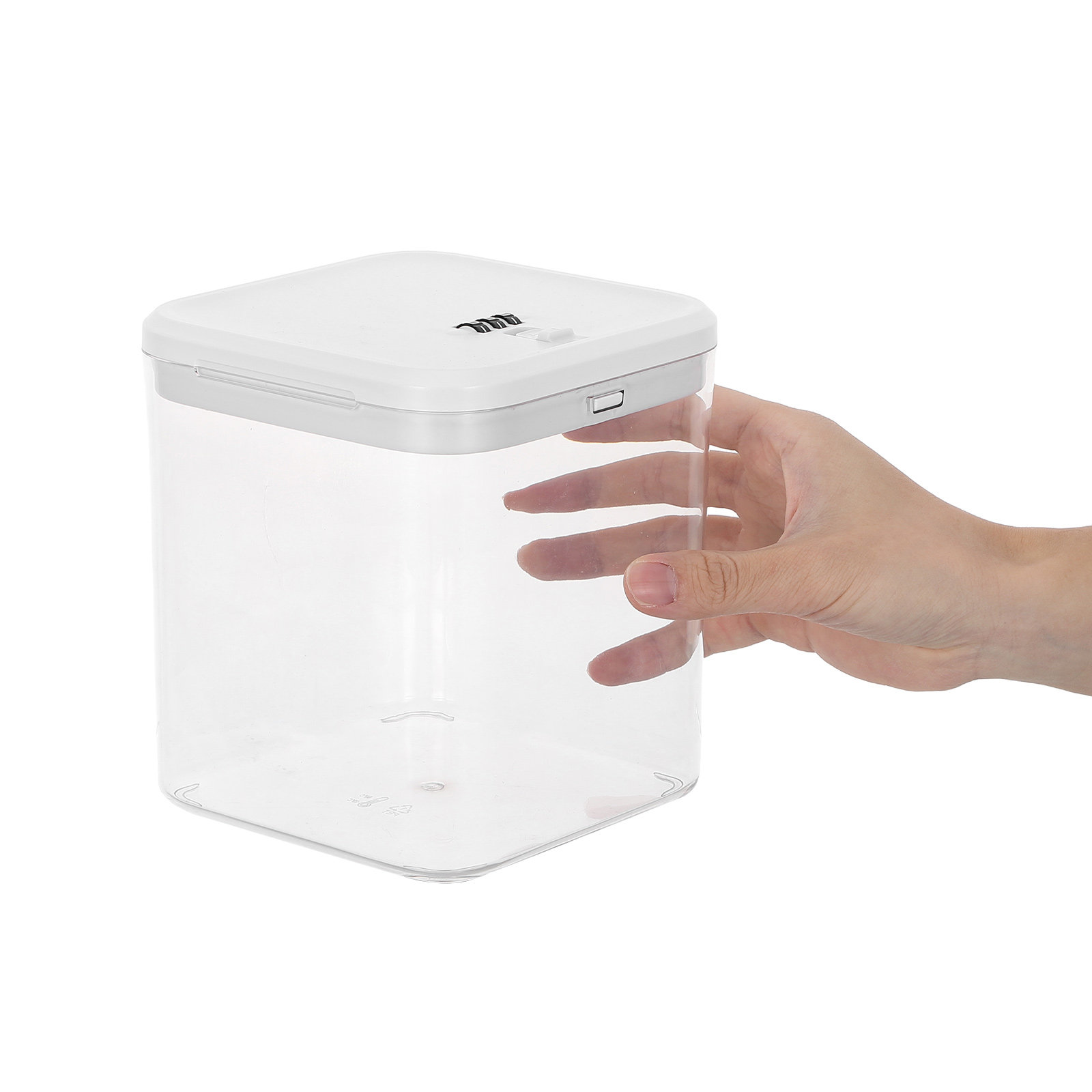 Food Storage Safe - Caja de Seguridad Apilable Transparente para