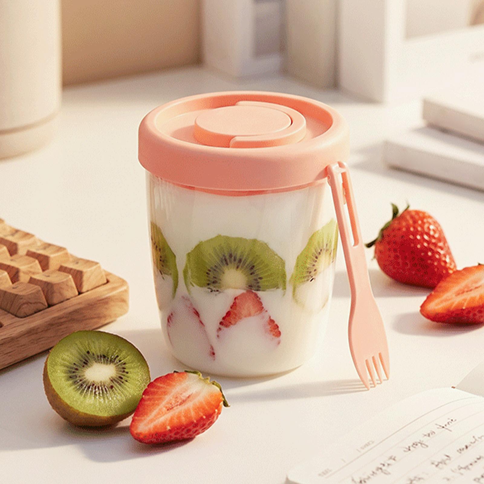 Salad Dressing Bottle - Vasos para yogur con tapas, vaso