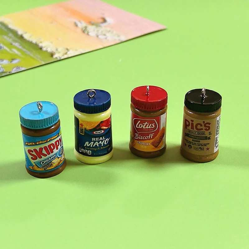 Salad Dressing Bottle - Abalorios de resina 3D en miniatura