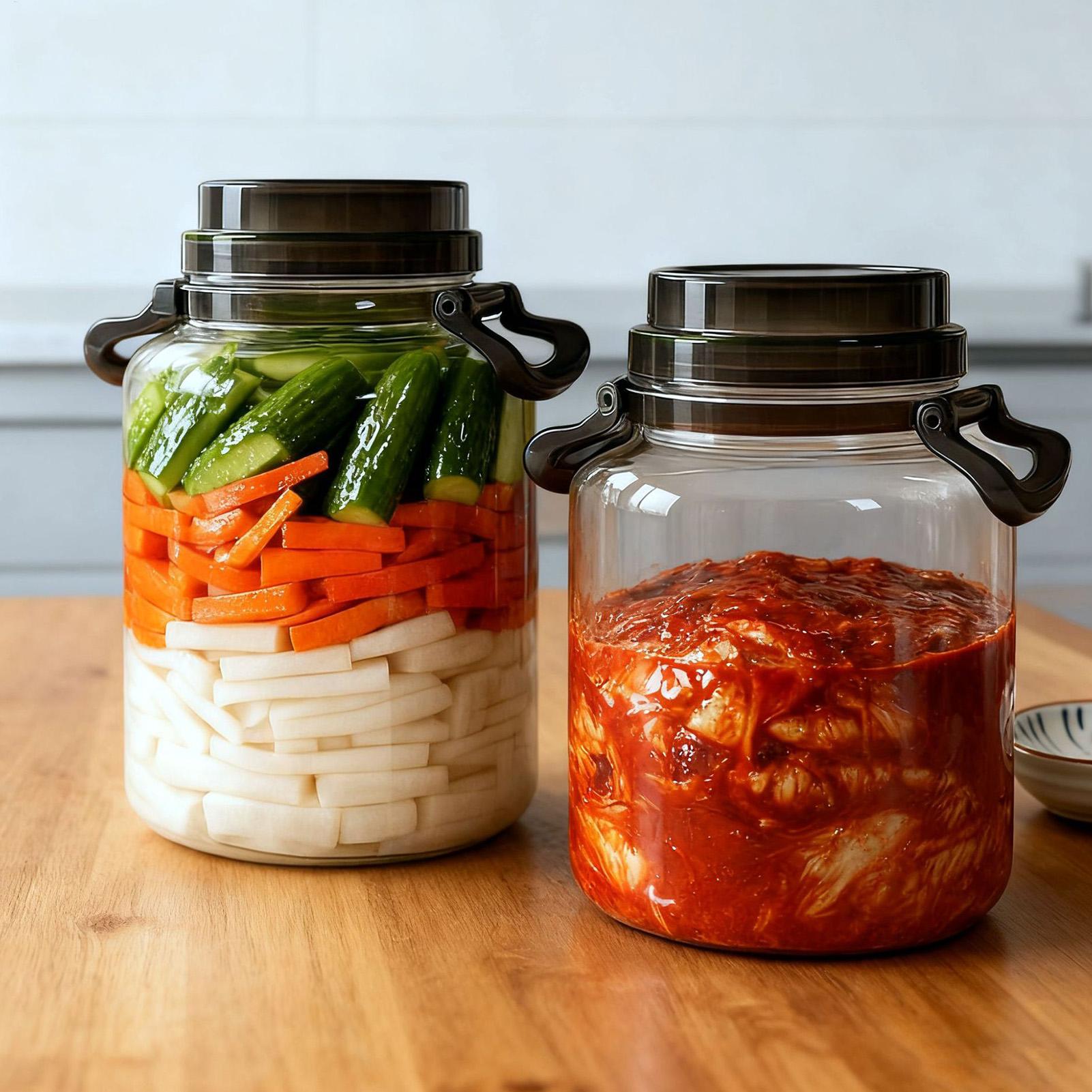 Food Storage Lidl - Tarros redondos de 5L para encurtidos