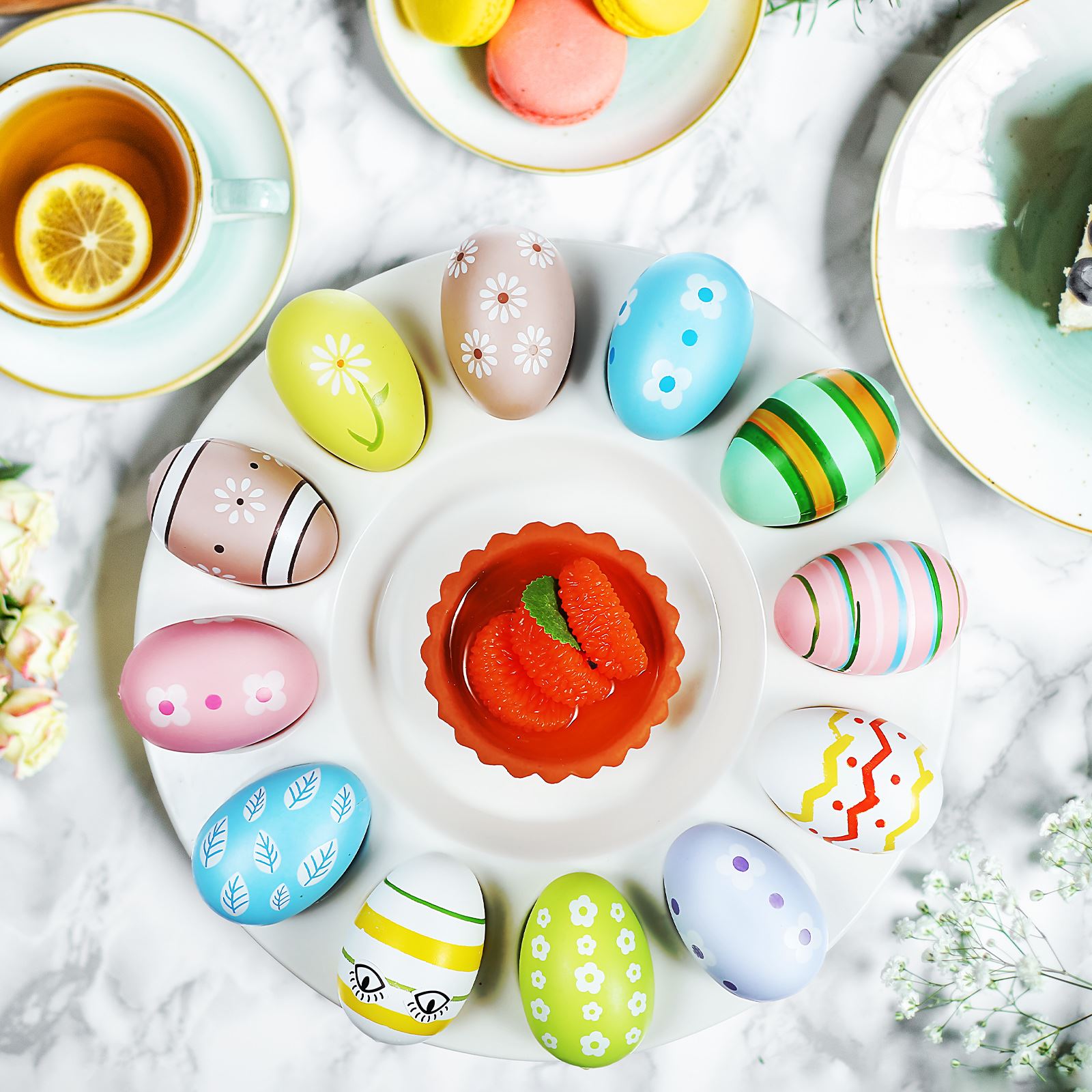 Food Storage For Restaurant - Plato de huevos de Pascua, plato