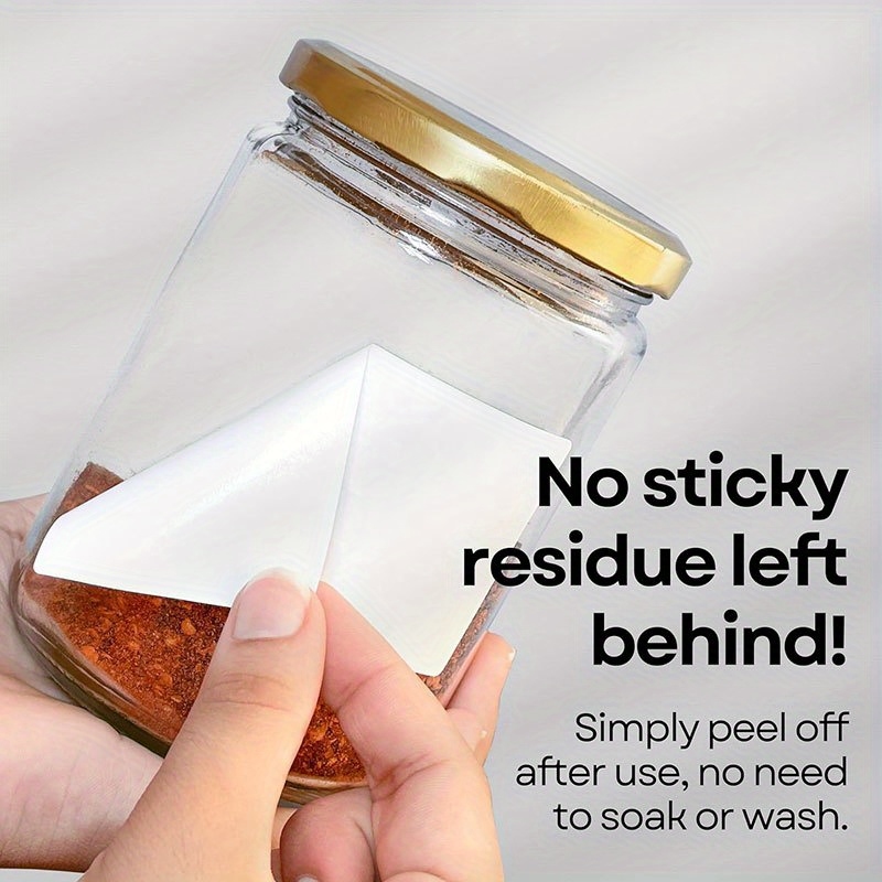 Food Storage Notes - Etiqueta impermeable y removible para congelador,