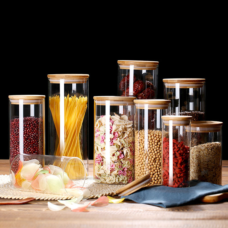 Airtight Cereal Jar - Frascos de vidrio para almacenamiento de