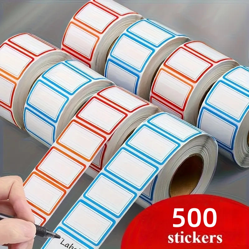 Food Storage Canister - 500 Uds etiquetas adhesivas de congelación