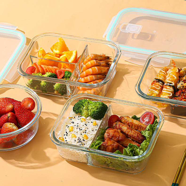Food Storage Bins - Recipiente de Vidrio para Conservar Alimentos,