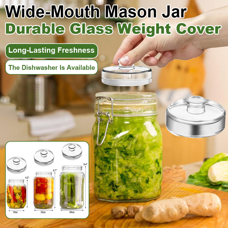 Mason Jar Wide Mouth - Frascos de Boca Ancha para Conservas