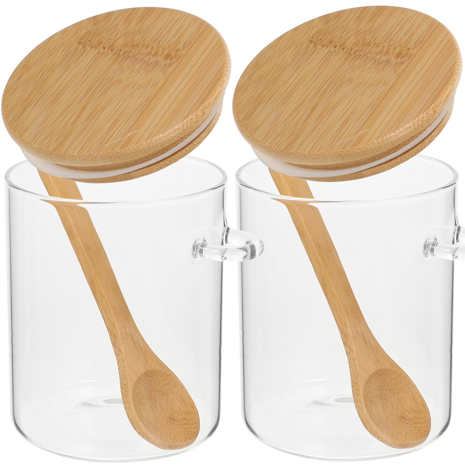 Food Storage In The Kitchen - 2 recipientes transparentes para almacenamiento de