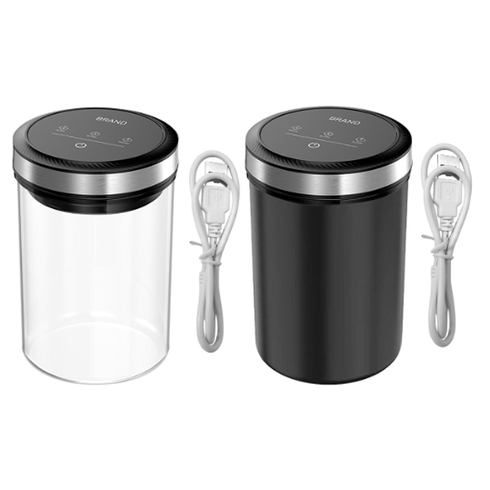 Airtight Cereal Jar - Recipiente de Vidrio Hermético para Cereales,