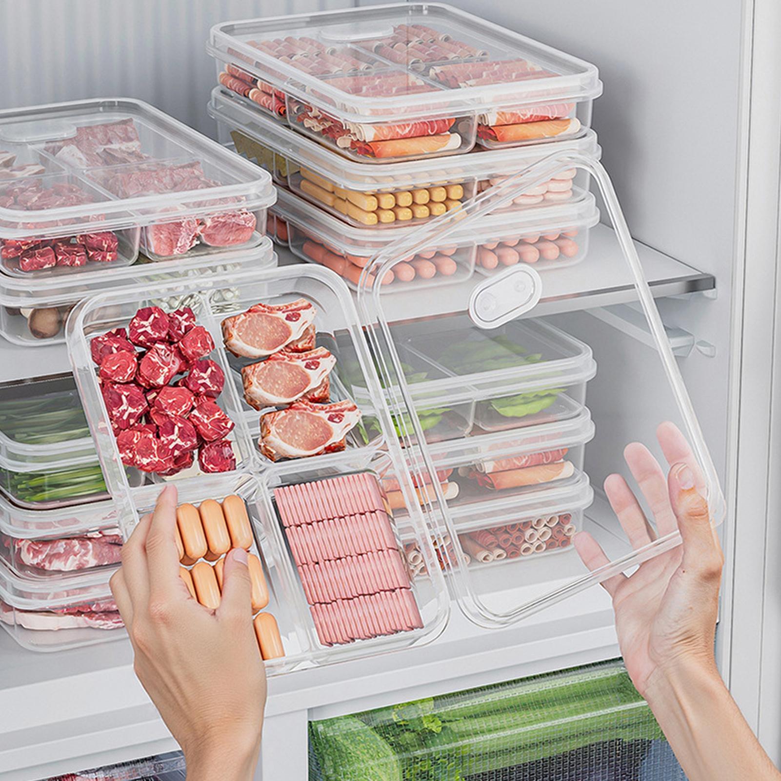 Food Storage Bins - Caja de almacenamiento para refrigerador, caja