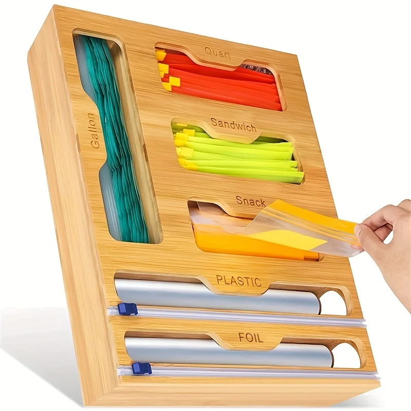 Food Storage Organiser - Estante de almacenamiento de cocina, dispensador