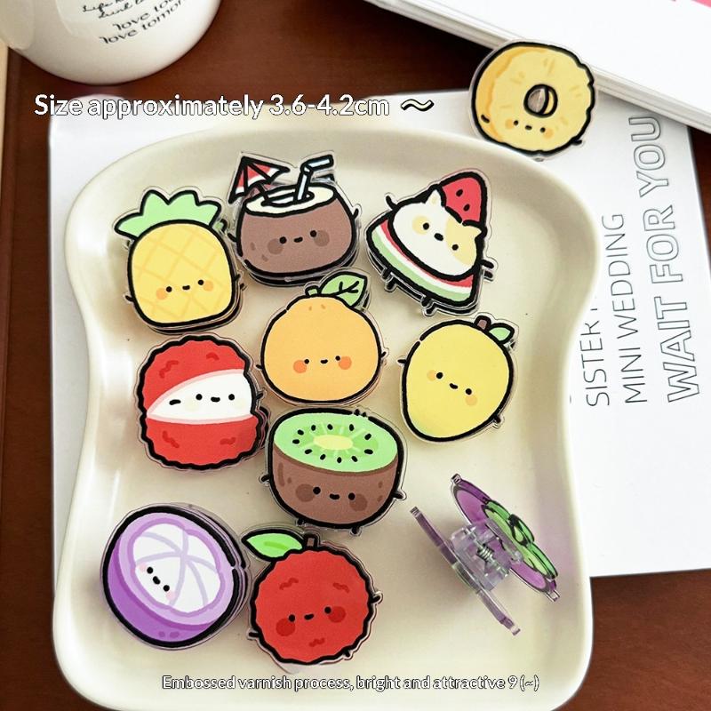 Food Storage Notes - Clip Decorativo con Diseño de Frutas