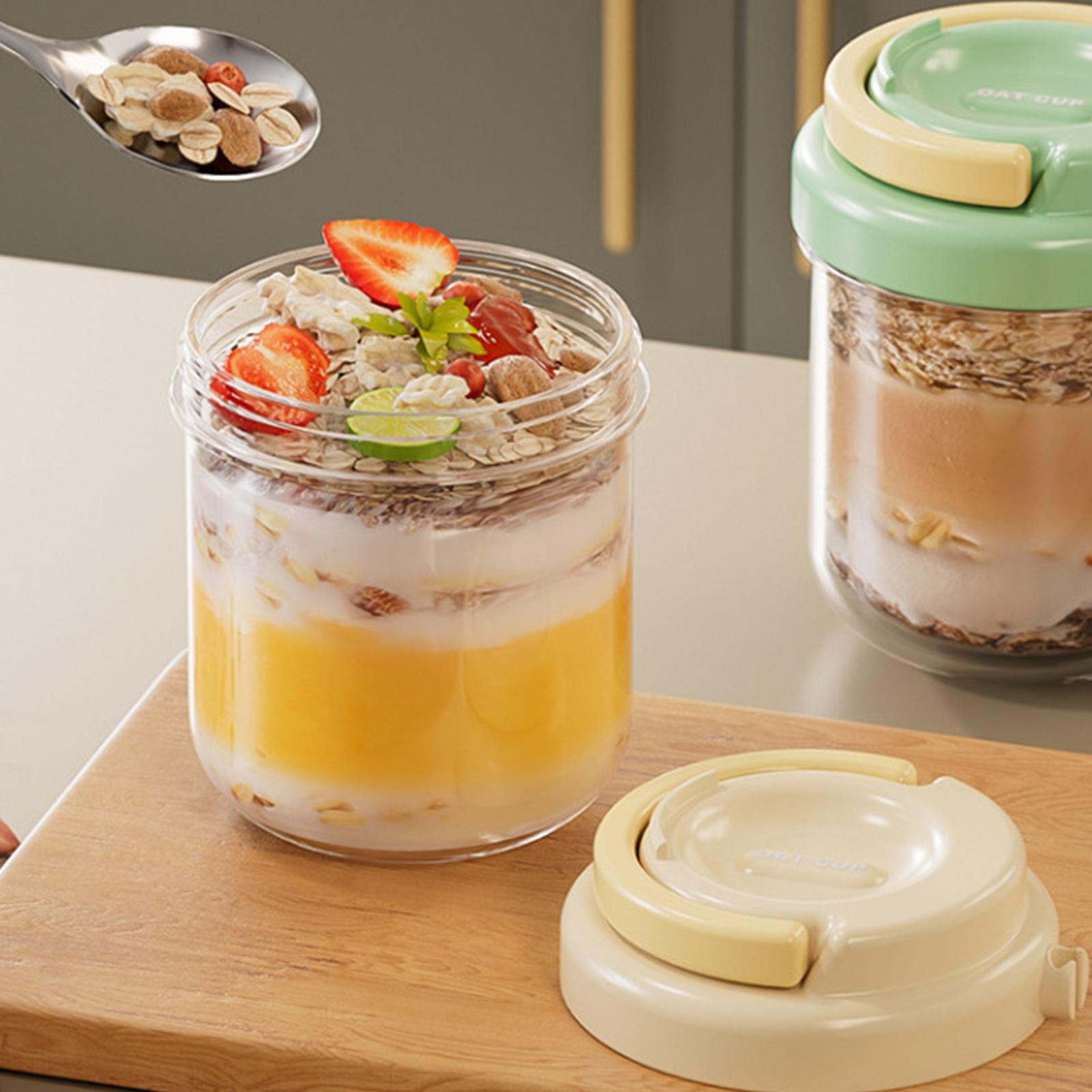 Tarro de vidrio con tapa, taza - Airtight Cereal Jar reseña y precio