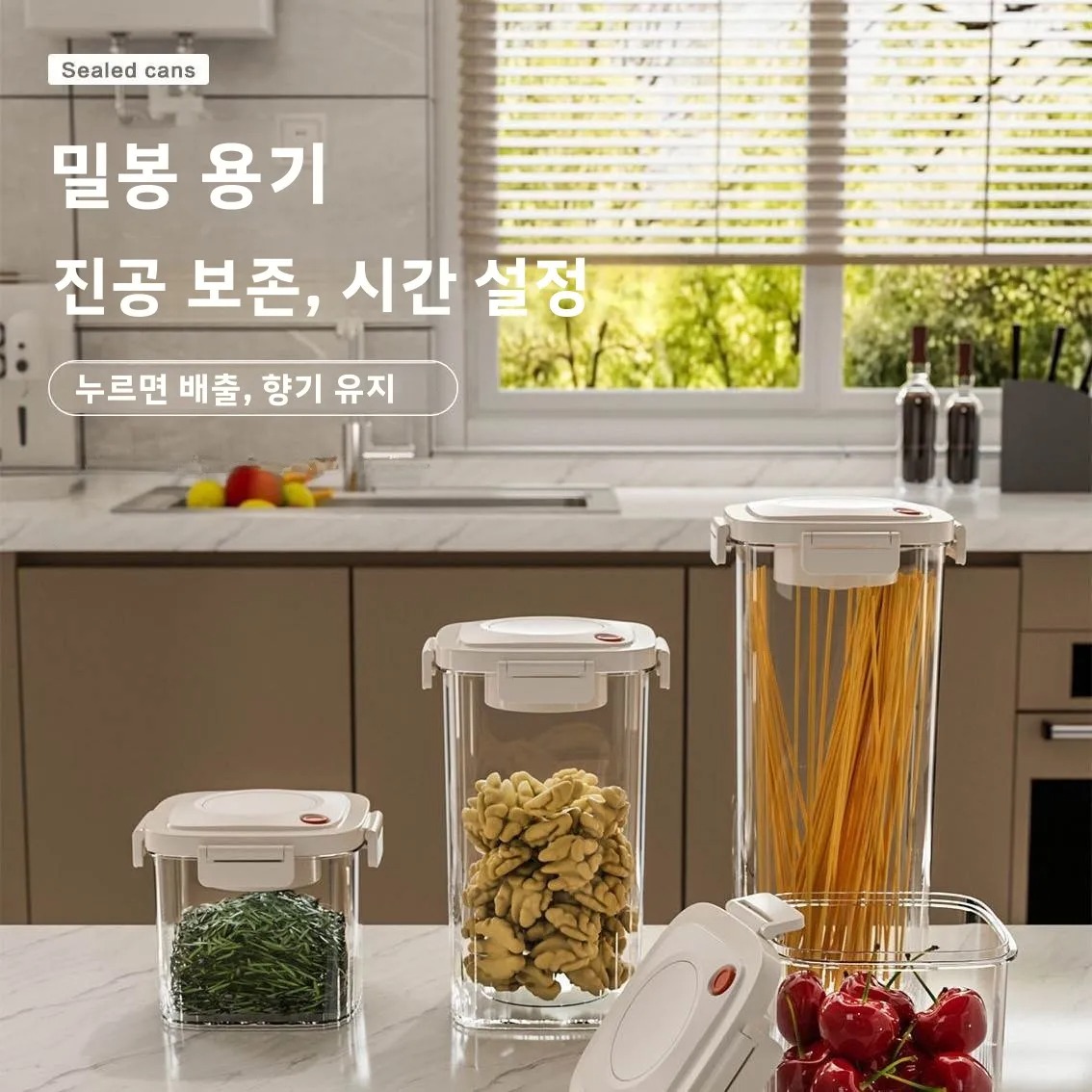 Tanque sellado al vacío de plá - Food Storage Canister reseña y precio