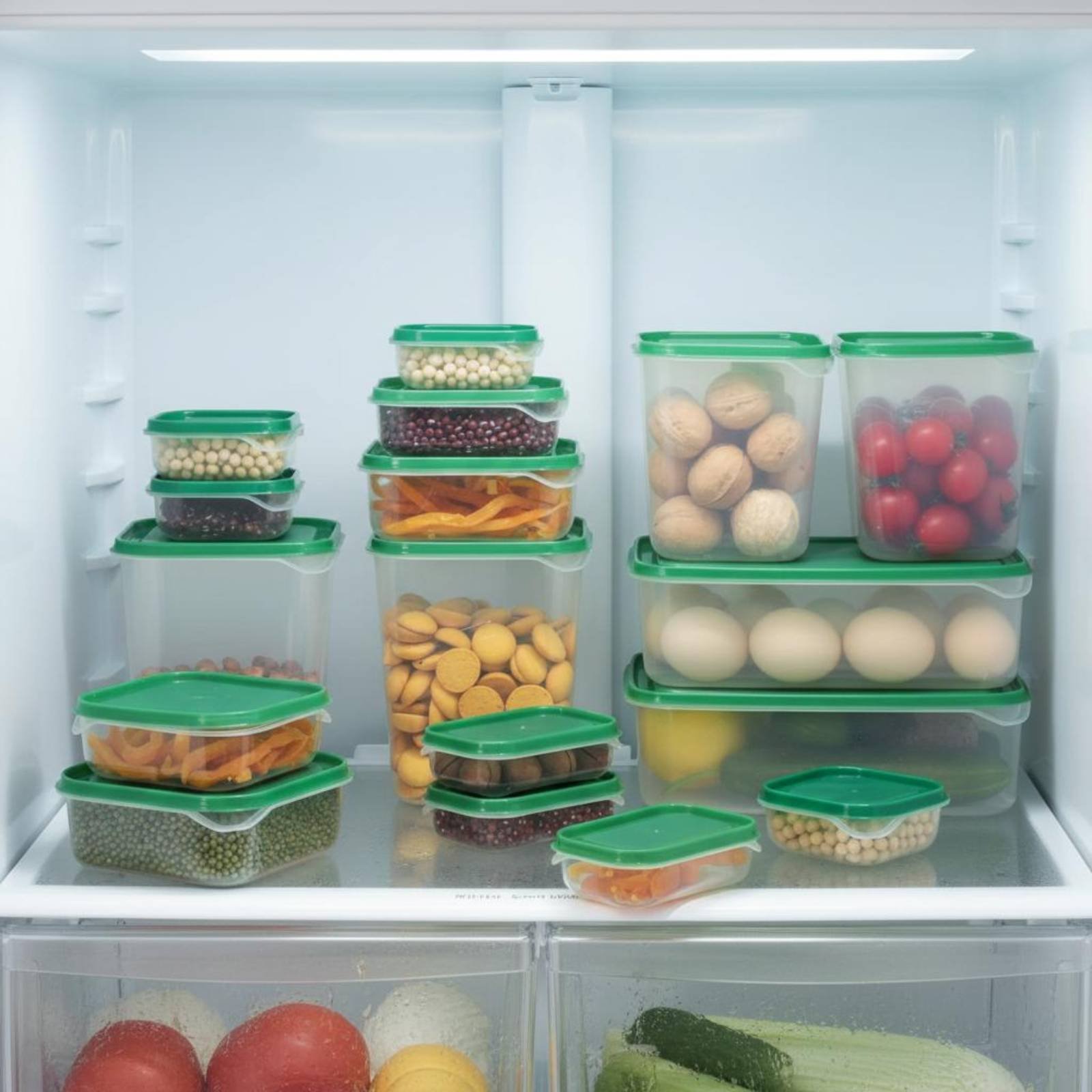 Juego de 17 Recipientes para R - Food Storage Box Plastic reseña y precio