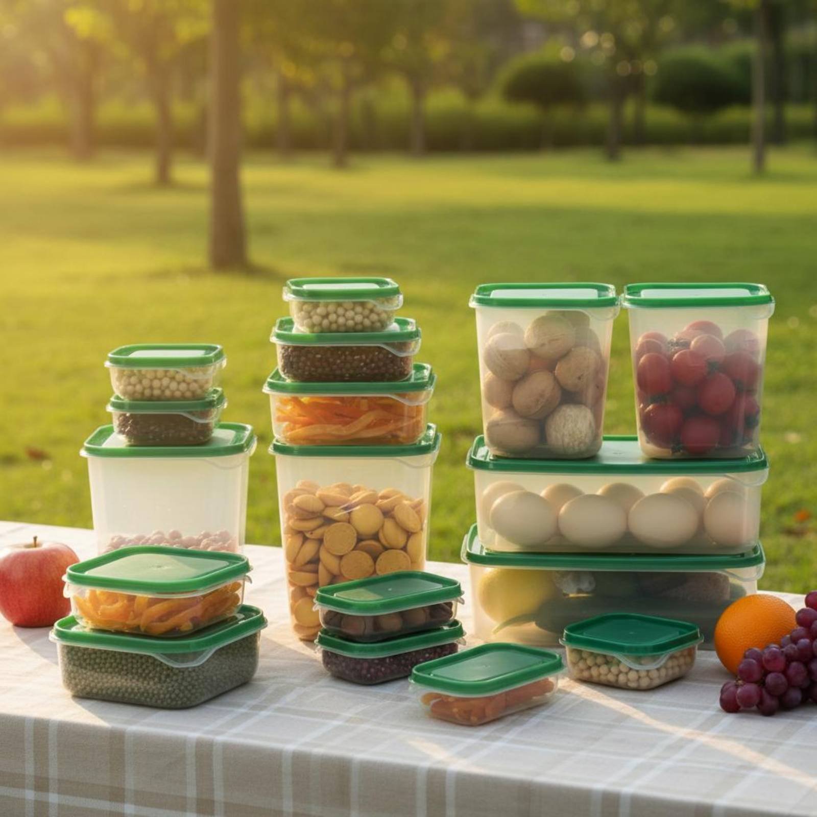 Juego de 17 Recipientes para R - Food Storage Box Plastic reseña y precio