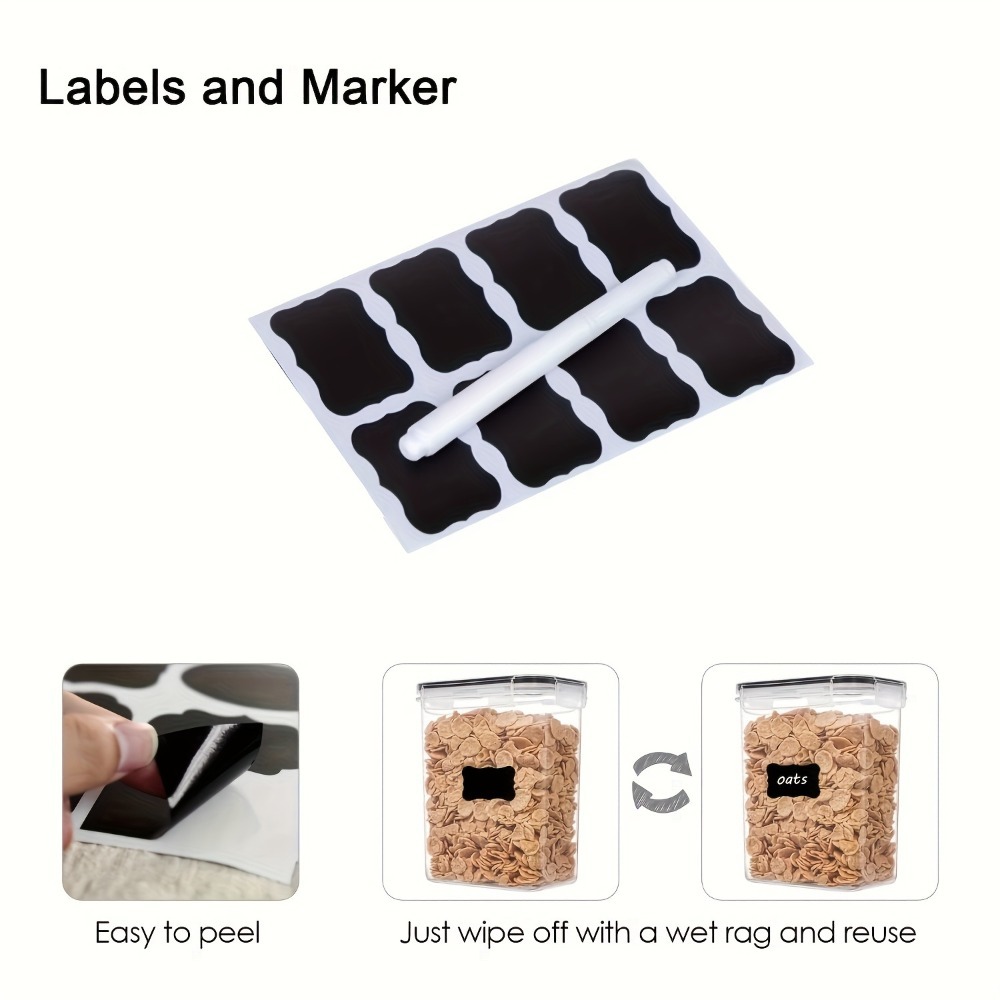 24 Recipientes para Almacenami - Food Storage Bins reseña y precio