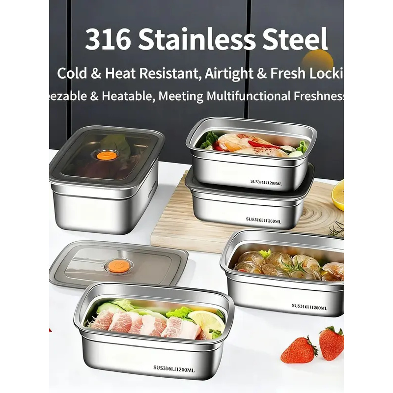 Lonchera Hermética de Acero In - Food Storage Safe reseña y precio
