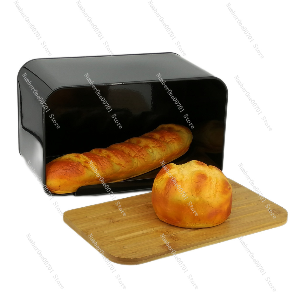Caja para Pan de Cocina con Ta - Food Storage Bins reseña y precio