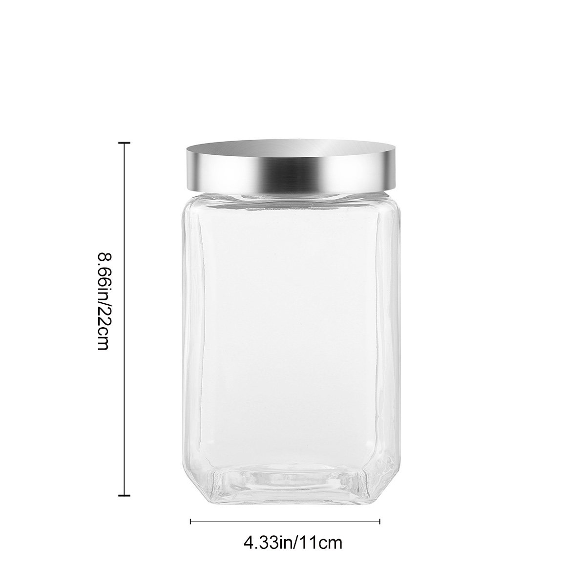 1 Unidad de Tarro de Almacenam - Airtight Cereal Jar reseña y precio
