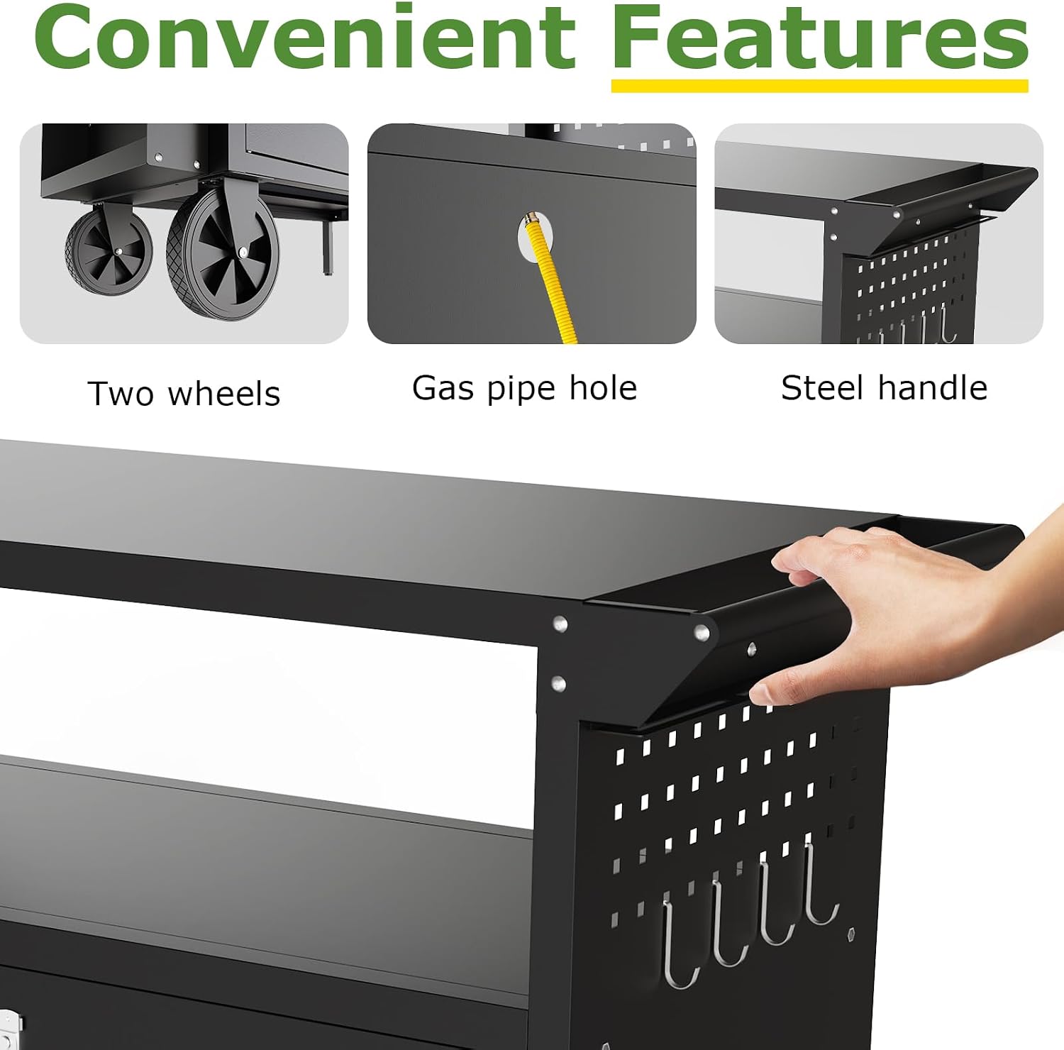 Carrito de parrilla para exter - Food Storage In The Kitchen reseña y precio