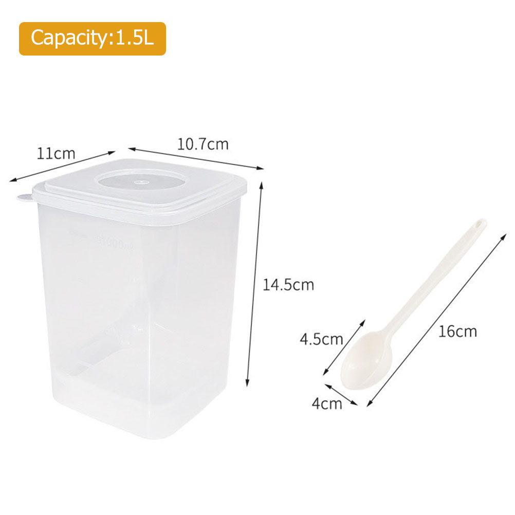 1 Juego de Recipientes para Fe - Food Storage Box Plastic reseña y precio