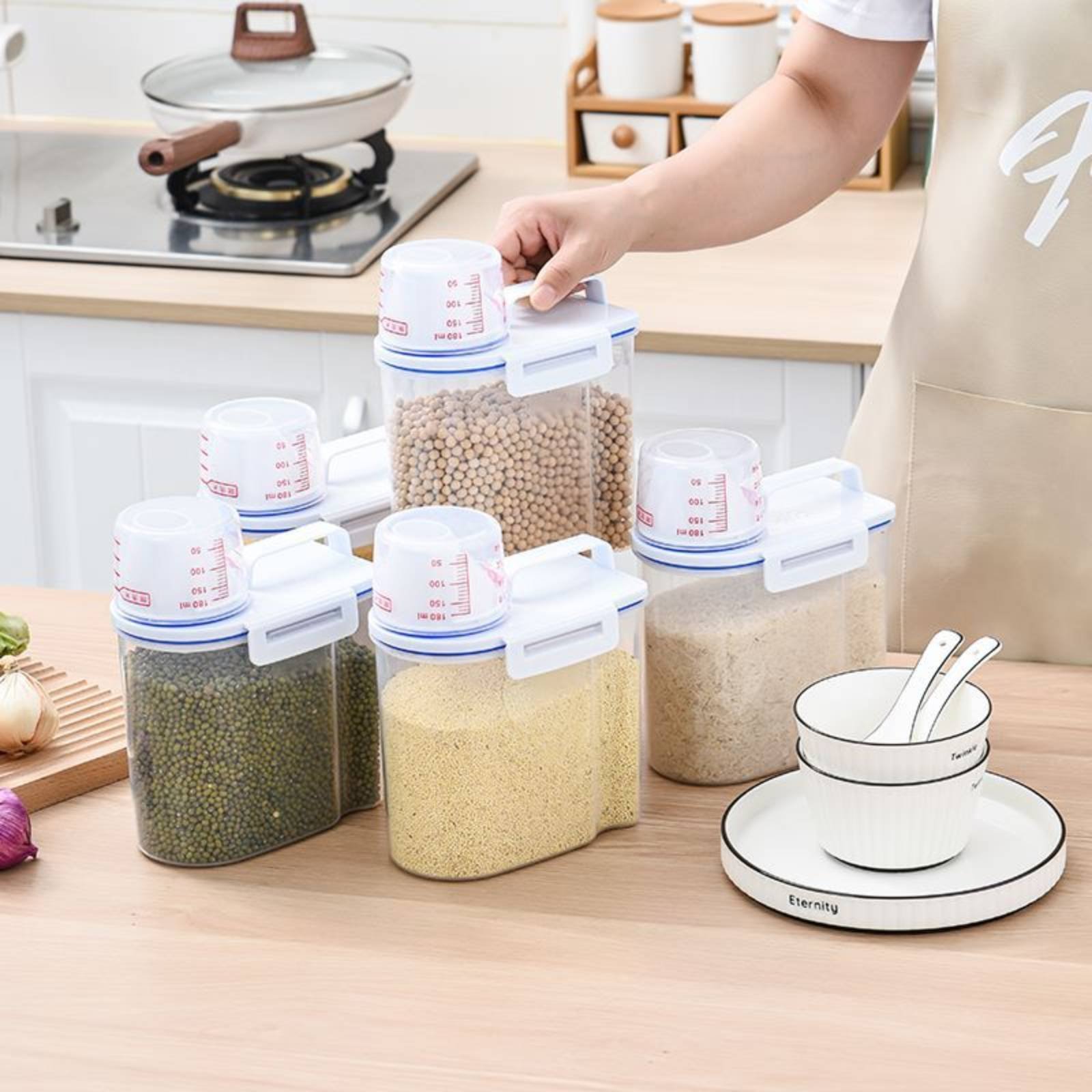 Contenedor de Arroz Seguro con - Food Storage Safe reseña y precio