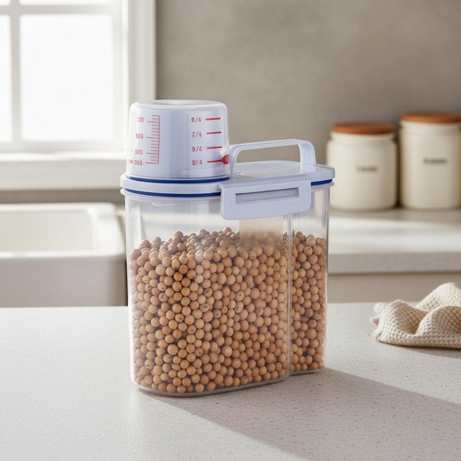 Contenedor de Arroz Seguro con - Food Storage Safe reseña y precio