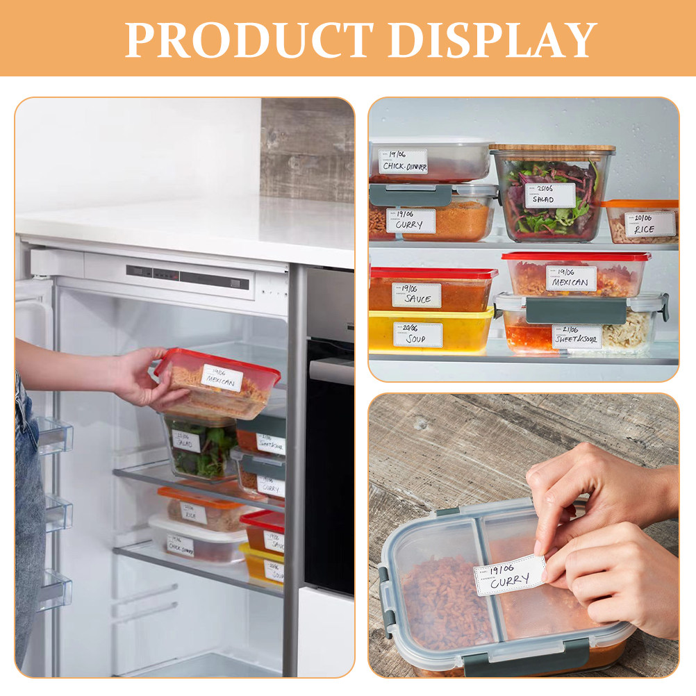 10 hojas de etiquetas adhesiva - Food Storage Notes reseña y precio