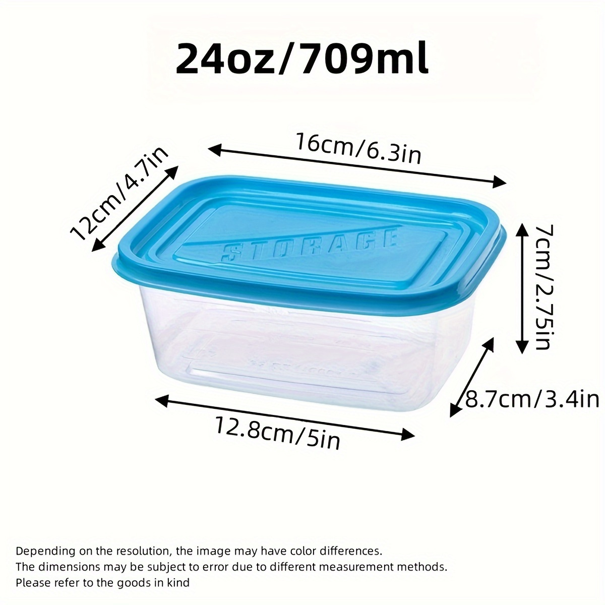Juego de 6 Recipientes Transpa - Food Storage Canister reseña y precio