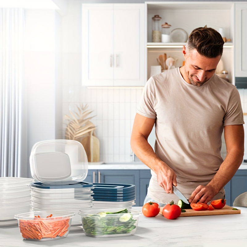 Juego de 6 Recipientes Transpa - Food Storage Canister reseña y precio