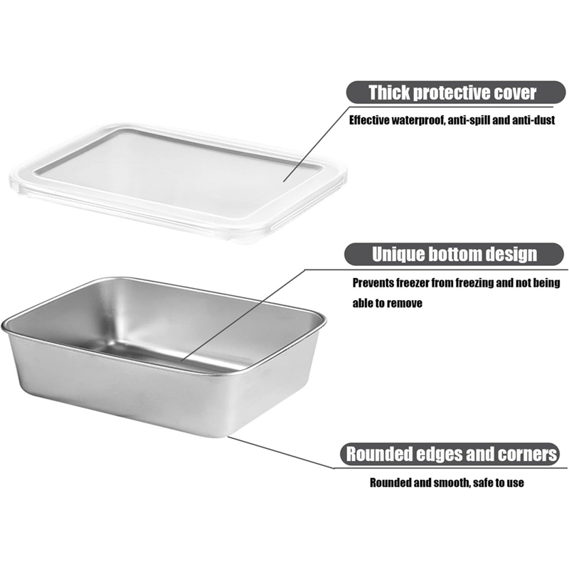 Recipientes de Acero Inoxidabl - Food Storage Safe reseña y precio