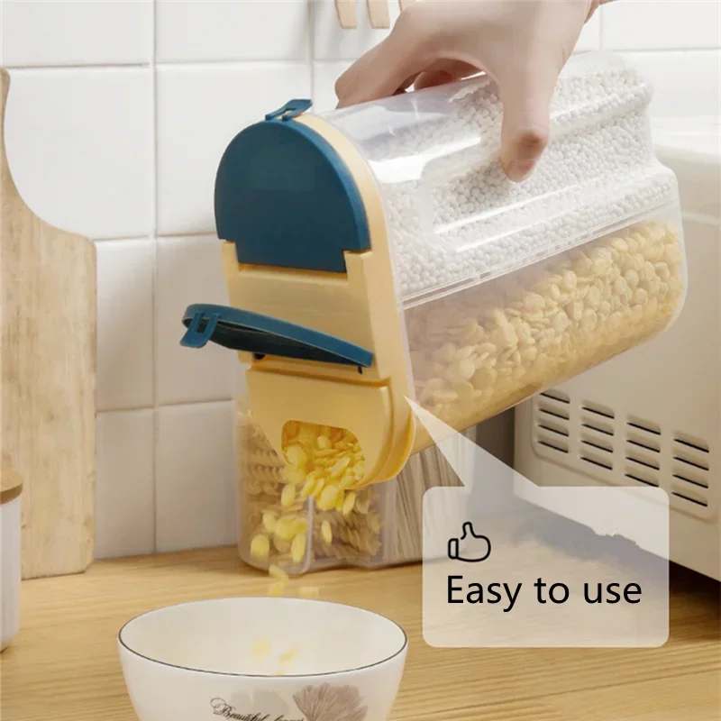 Tarro de cereales de doble rej - Food Storage Lidl reseña y precio