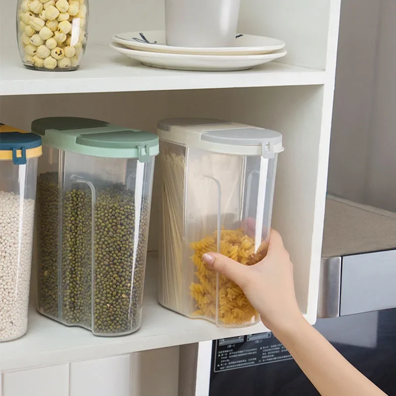 Tarro de cereales de doble rej - Food Storage Lidl reseña y precio