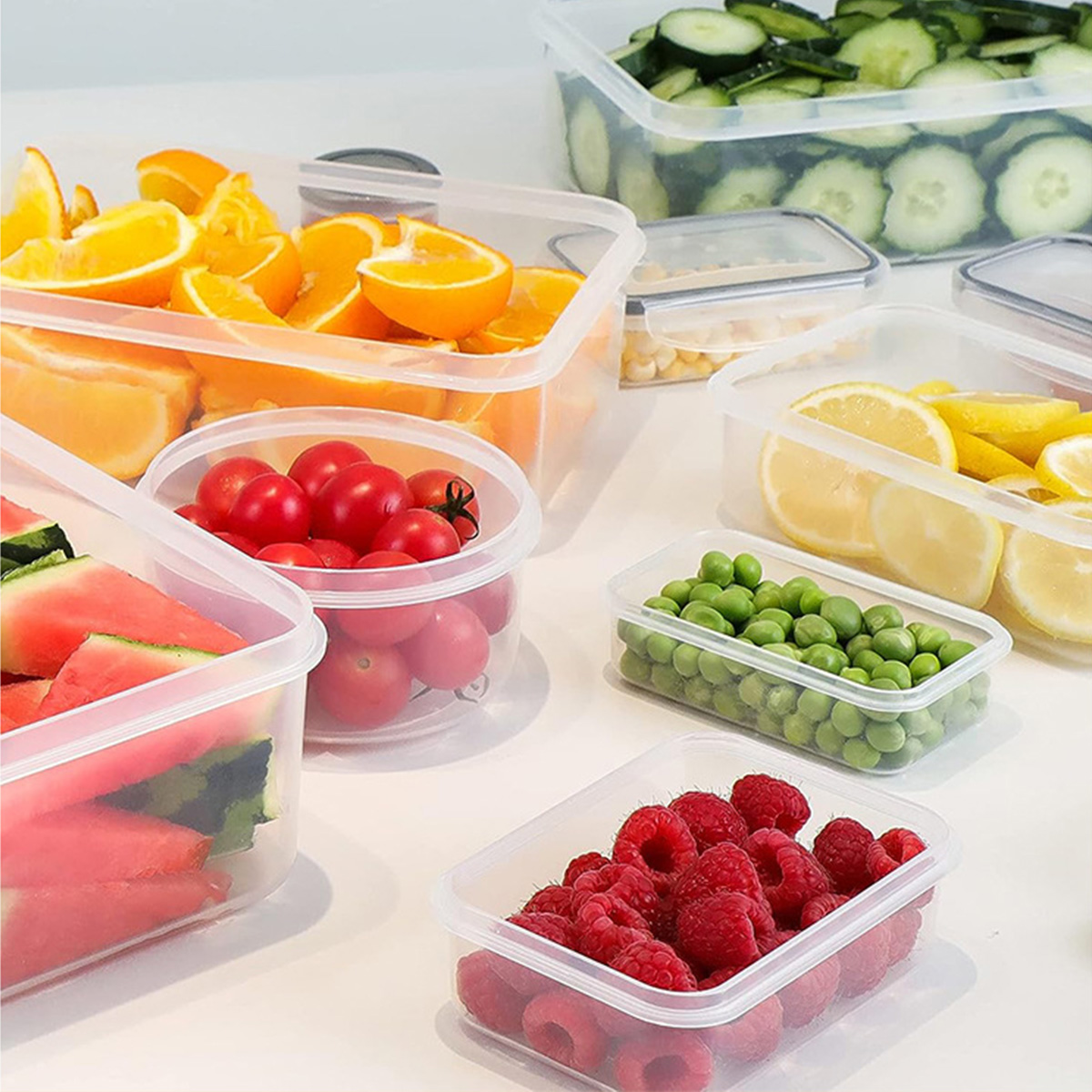 24 unids/set caja de almacenam - Food Storage Box Plastic reseña y precio
