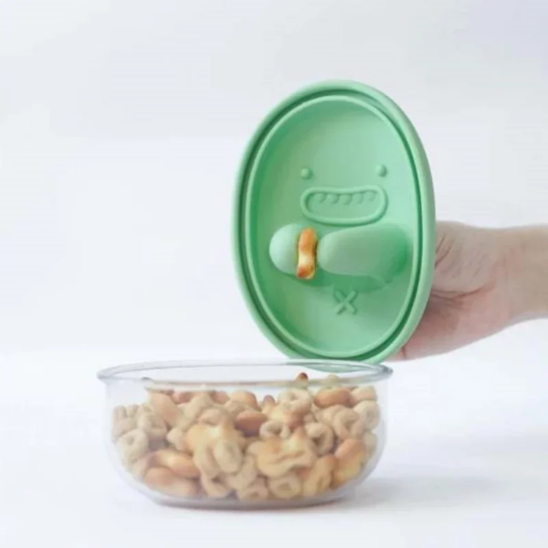 Caja de aperitivos manos libre - Food Storage Bins reseña y precio