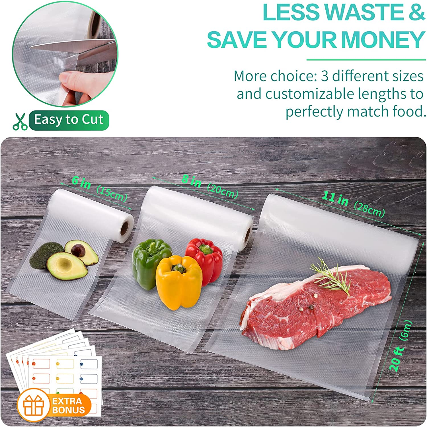Bolsas de Cocina para Envasado - Vacuum Sealer Bag reseña y precio