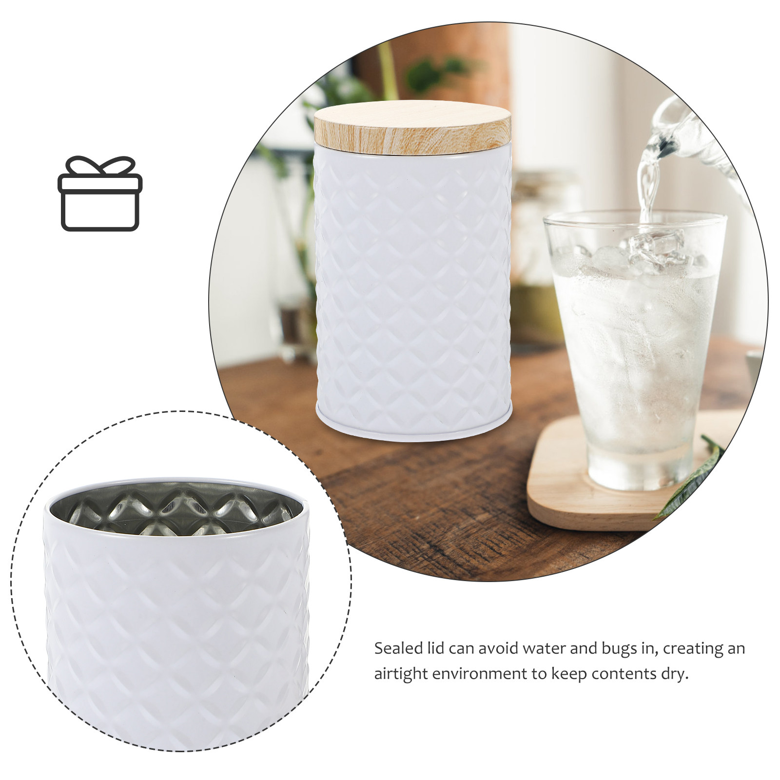 2 Recipientes de Almacenamient - Food Storage Canister reseña y precio