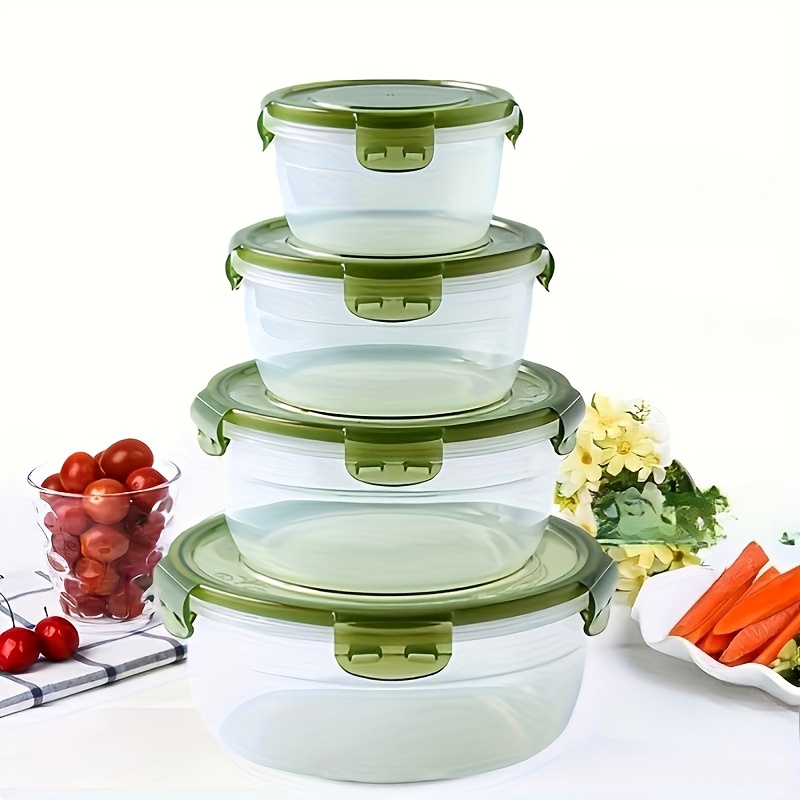 4 Recipientes de Plástico para - Food Storage Bins reseña y precio