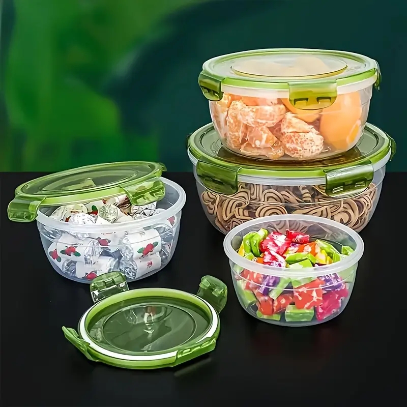 4 Recipientes de Plástico para - Food Storage Bins reseña y precio