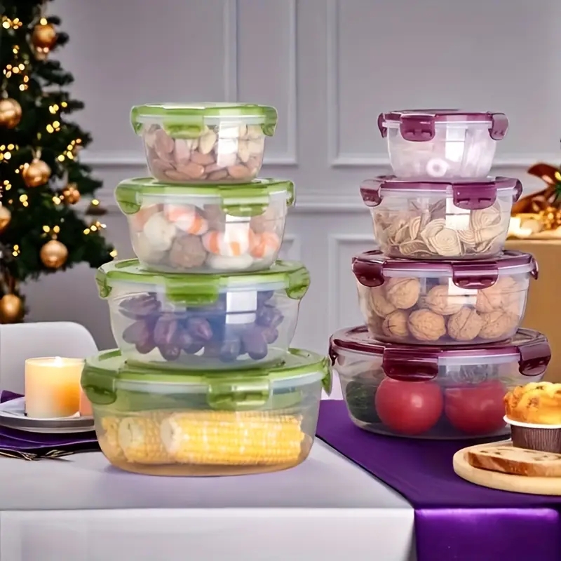 4 Recipientes de Plástico para - Food Storage Bins reseña y precio