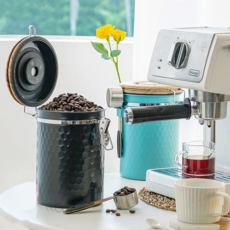 Botes de café de acero inoxida - Food Storage Canister reseña y precio