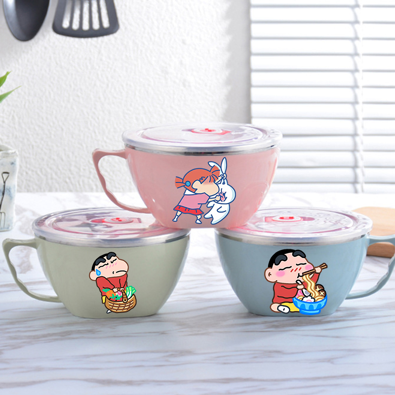 Tazón para fideos Crayon Shin- - Food Storage Box Large reseña y precio