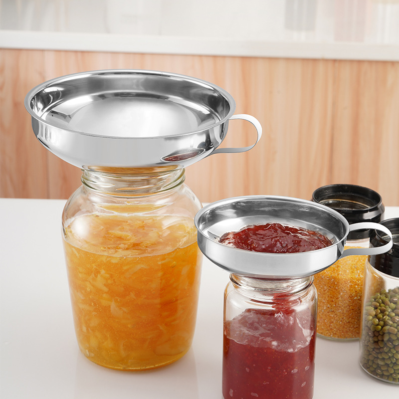 Embudo de boca ancha de acero  - Salad Dressing Bottle reseña y precio