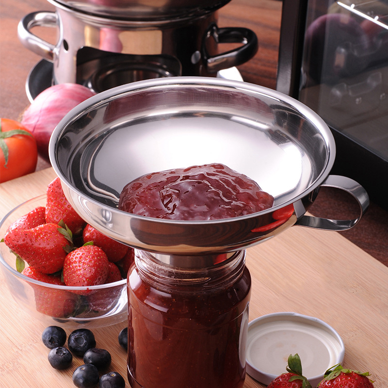 Embudo de boca ancha de acero  - Salad Dressing Bottle reseña y precio