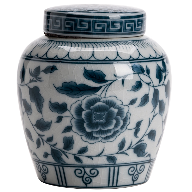 Caddy de té de porcelana azul  - Food Storage Box Large reseña y precio
