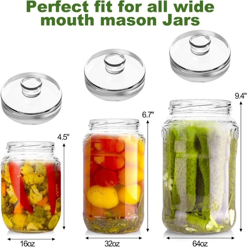 Frascos de Boca Ancha para Con - Mason Jar Wide Mouth reseña y precio